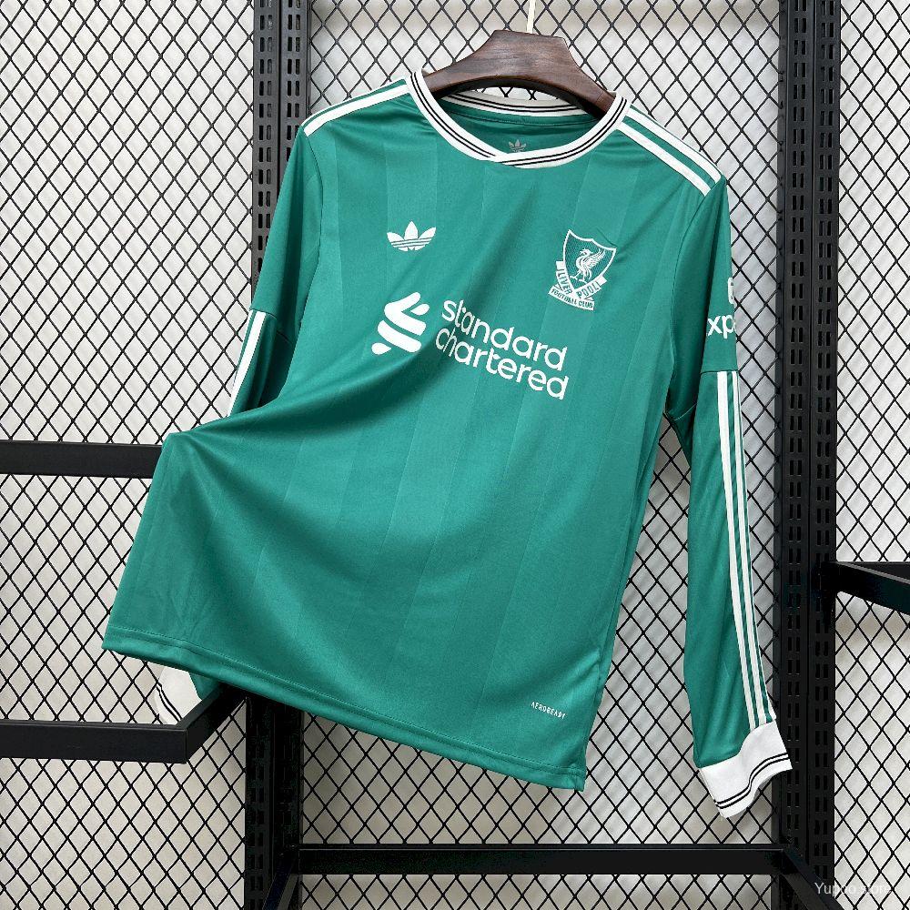 Camiseta de fútbol Liverpool 2025/26 TERCERA MANGA LARGA VERSION FAN
